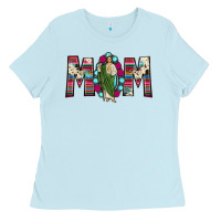 Baby Blue san judas mom Ladies Tee - JahusDesignShop
