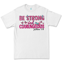 White be strong and courageous Premium Tee - texasbilliewilder