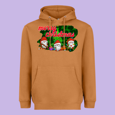 Merry Christmas - Gnome - Gnome Heavyweight Hoodie Designed By Bettercallsaul
