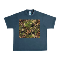 Midnight Navy camouflage  leopard Urban Heavy Tee - BarkalooDesign