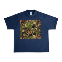 Navy camouflage  leopard Urban Heavy Tee - BarkalooDesign