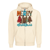 Sandshell merry christmas trees Zipper Hoodie - MaliasSmallBusiness