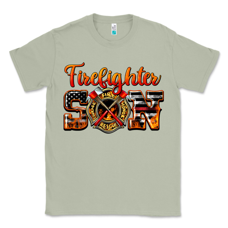 American Flag Firefighter Son Classic Tee by LillyAllenDesigns | Teevron