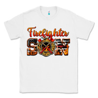 White American Flag Firefighter Son Classic Tee - LillyAllenDesigns