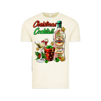 Christmas Cocktail Martini And Gift Vintage Tee | Teevron