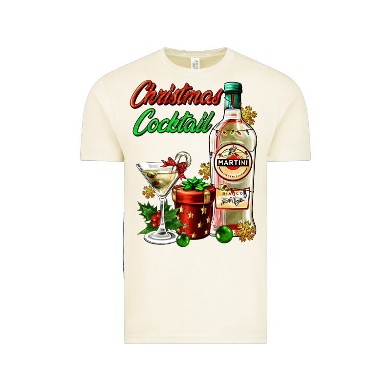 Christmas Cocktail Martini And Gift Vintage Tee by AdoDesignShop | Teevron