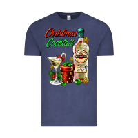 Vintage Denim christmas cocktail martini and gift Vintage Tee - AdoDesignShop