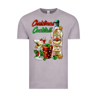 Vintage Zinc christmas cocktail martini and gift Vintage Tee - AdoDesignShop