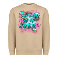 Mushroom nursing is a work of Heavyweight Sweatshirt - BarkalooDesign