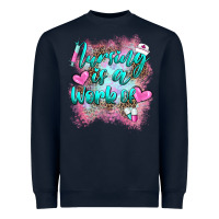 Navy nursing is a work of Heavyweight Sweatshirt - BarkalooDesign