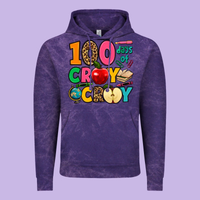 100 Days Of Cray Cray Vintage Hoodie Designed By Jasminsmagicworld