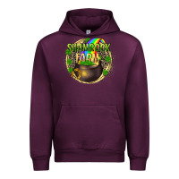 Mauve Wine shamrock farm Urban Hoodie - CowGirlArtShop