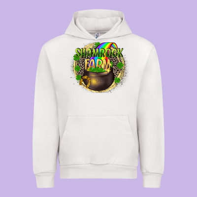 Shamrock Farm Urban Hoodie Designed By Cowgirlartshop