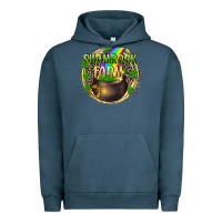 Pigment Midnight Navy shamrock farm Urban Hoodie - CowGirlArtShop