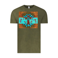 Vintage Olive christmas cross gemstone Vintage Tee - AdoDesignShop