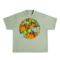 Oil Green Fall Rounded Urban Heavy Tee - LillyAllenDesigns