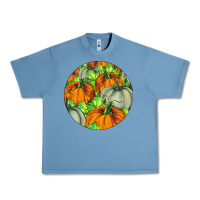 Pebble Blue Fall Rounded Urban Heavy Tee - LillyAllenDesigns
