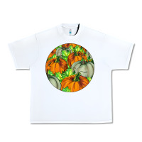 White Fall Rounded Urban Heavy Tee - LillyAllenDesigns