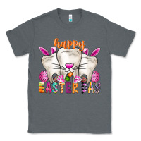Charcoal Heather Happy Easter Classic Tee - CowhideDigitalArt