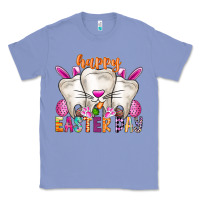 Colony Blue Happy Easter Classic Tee - CowhideDigitalArt