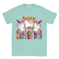 Seafoam Happy Easter Classic Tee - CowhideDigitalArt