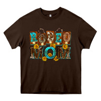 Chocolate Brown rodeo mom Heavy Core Tee - Zillion Design Studio