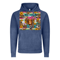 Vintage Denim just a little moody long haired cow Vintage Hoodie - Jasminsmagicworld
