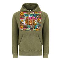 Vintage Olive just a little moody long haired cow Vintage Hoodie - Jasminsmagicworld