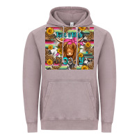 Vintage Zinc just a little moody long haired cow Vintage Hoodie - Jasminsmagicworld