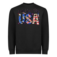 Black god bless the usa Heavyweight Sweatshirt - NancyCooperArtShop