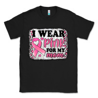 Black i wear pink for my mom breast cancer awareness Classic Tee - Jasminsmagicworld