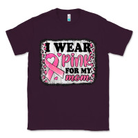 Plum i wear pink for my mom breast cancer awareness Classic Tee - Jasminsmagicworld