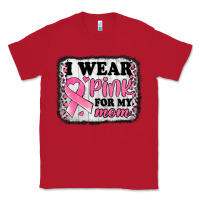 Red i wear pink for my mom breast cancer awareness Classic Tee - Jasminsmagicworld