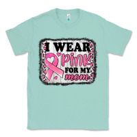Seafoam i wear pink for my mom breast cancer awareness Classic Tee - Jasminsmagicworld