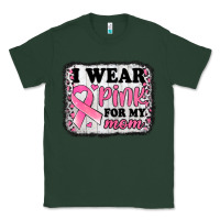 Sports Green i wear pink for my mom breast cancer awareness Classic Tee - Jasminsmagicworld