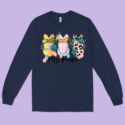 My Peeps Long Sleeve Tee Designed By Maliassmallbusiness