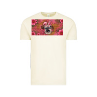 Vintage Arctic easter heifer with bunny ears and glasses license plate Vintage Tee - Artiststas