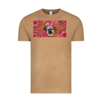 Vintage Camel easter heifer with bunny ears and glasses license plate Vintage Tee - Artiststas