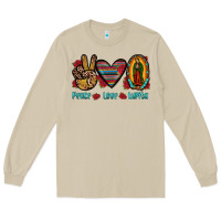 Mushroom peace love lupita Long Sleeve Tee - JahusDesignShop