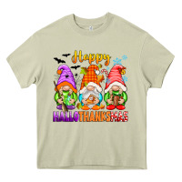 Mossy happy hallothanksmas gnomes Heavy Core Tee - texasbilliewilder
