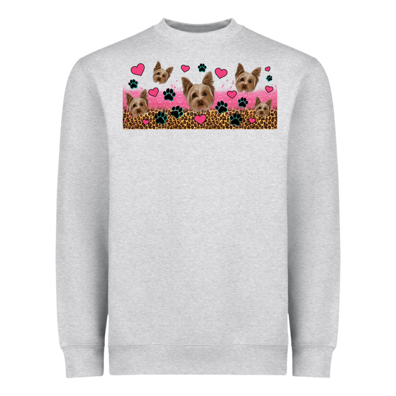 Yorkie Dogs Heavyweight Sweatshirt by Jasminsmagicworld | Teevron