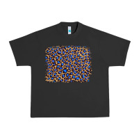 Pigment Black leopard with navy blue glitter Urban Heavy Tee - Artiststas