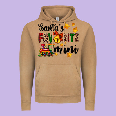 Santa's Favorite Mini Vintage Hoodie Designed By Adodesignshop
