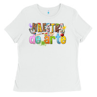 White maestra de arte Ladies Tee - texasbilliewilder