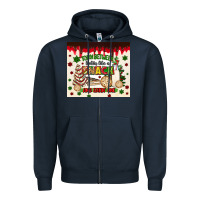 Navy torn between lookin like a snack and eatin one Zipper Hoodie - MaliasSmallBusiness