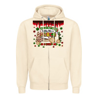 Sandshell torn between lookin like a snack and eatin one Zipper Hoodie - MaliasSmallBusiness