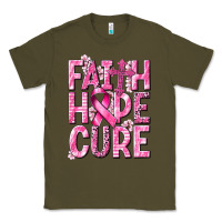 Army Green faith hope cure cancer Classic Tee - NancyCooperArtShop