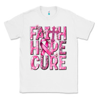 White faith hope cure cancer Classic Tee - NancyCooperArtShop