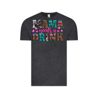 Vintage Black western mama needs a drink Vintage Tee - Artiststas
