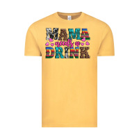 Vintage Mustard western mama needs a drink Vintage Tee - Artiststas